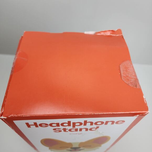 Corgi Puppy Dog Headphone Stand Perfect for Home, Office or Dorm Room NEW in Box - Picture 5 of 5